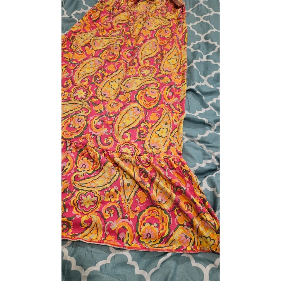 The Children's Place Children's Size 12 Sleeveless Paisley Pattern Dress - Image 2 of 4