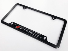 Genuine Audi Audi Sport License Plate Frame Zaw-071-801-s-dx9 Genuine Audi Audi Sport License Plate Frame Zaw-071-801-s-dx9