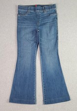 Spanx Jeans Womens XL Blue Vintage Indigo Flare High Rise Shaping Stretch