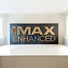US Stock IMAX Enhanced Wall Sign Gold Acrylic Aluminum Plaque Home Theater Decor