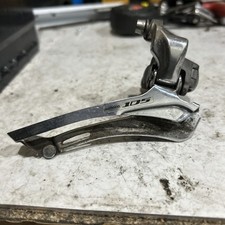 Shimano 105 FD-5700 9 Speed 2x Front Derailleur Silver 34.9mm Clamp On