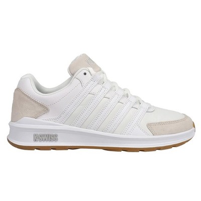 K Swiss K-Swiss Vista Trainer White cream Sneakers 10 women NEW shoes lace up 