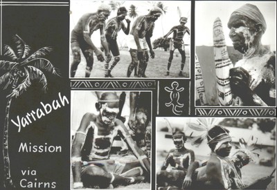 YARRABAH MISSION, CAIRNS, Queensland, Australien, Aborigines - Vintage POSTKARTE