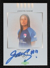 2022 Parkside Paramount NWSL Signature Series Blue 7/50 Jaedyn Shaw Auto 0sz0