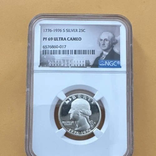 Washington Quarter 1976 S Silver Proof PF 69 Ultra Cameo NGC 6576860-017