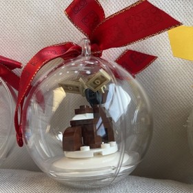 LEGO Christmas Ornaments 853574 Reindeer 853796 Penguin 853345 Gold Bricks