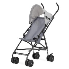 Dream On Me Gray Aero Travel Quick Fold Umbrella Stroller 3-Point Safety