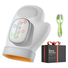 Hand Massager with Heat Compression Relief, 3 Massage 4 Temperatures 5 Compre...