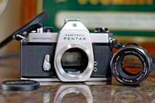 Honeywell Pentax Spotmatic SP II With Tacumar 55mm F:1.8 Lens.Super Clean,READ