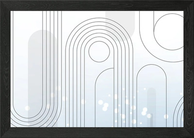 Abstraktes geometrisches Muster gerahmtes Wandbild Poster Leinwanddruck Bild