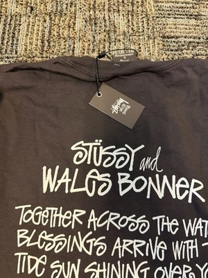 Stussy x Wales Bonner Ocean Song Tee Brown Large | eBay