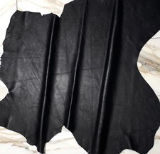 LEDER TIP 40744-LD,  Lederreste, 1 Lederhaut 0,5mm, anthrazitschwarz nappa