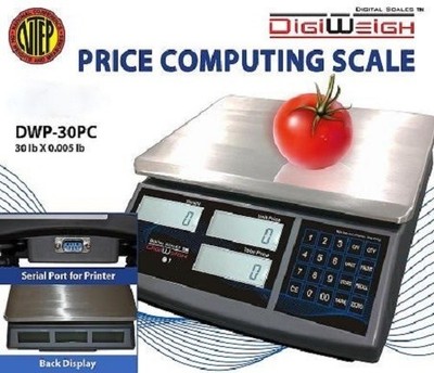 DigiWeigh DWP-30PC 30 Lbs Price Computing Scale NTEP Legal For Trade Certified