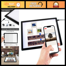 Ultra-Thin A4 Light Box Scanner for Slides  Negatives, 3 Brightness Levels, USB