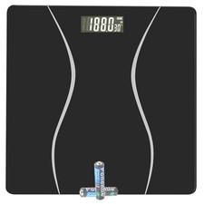 Scale for Body Weight, Digital Bathroom Scale, Weight Scales for Black