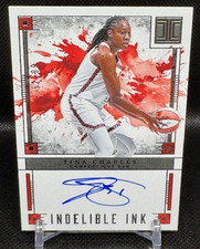 Tina Charles 2025 Panini Impeccable WNBA Indelible Ink Signatures Auto Sun 52/99