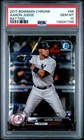 2017 BOWMAN CHROME 56 AARON JUDGE BATTING PSA 10 GEM MINT ROOKIE RC