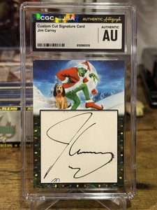 HWC Trading A4 Jim Carrey The Grinch Los Regalos Imprimieron La Imagen Firmada Del Autógrafo Para Los Fans De La Memorabilia De La Película