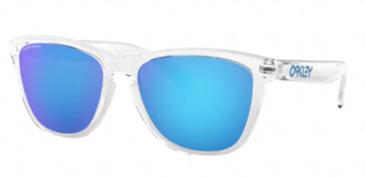 Oakley Frogskins 9013 D0 crystal  Prizm Sapphire Kunststoff Sonnenbrille Neu