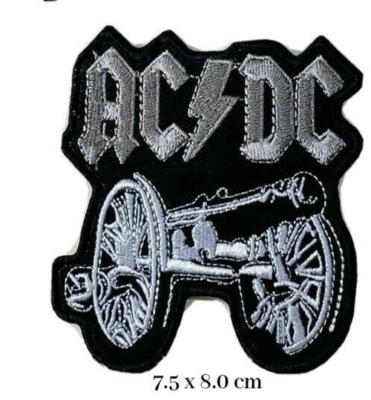 2001 ACDC Back In Black Woven Sew On Patch – Patch Collection - Foto 5