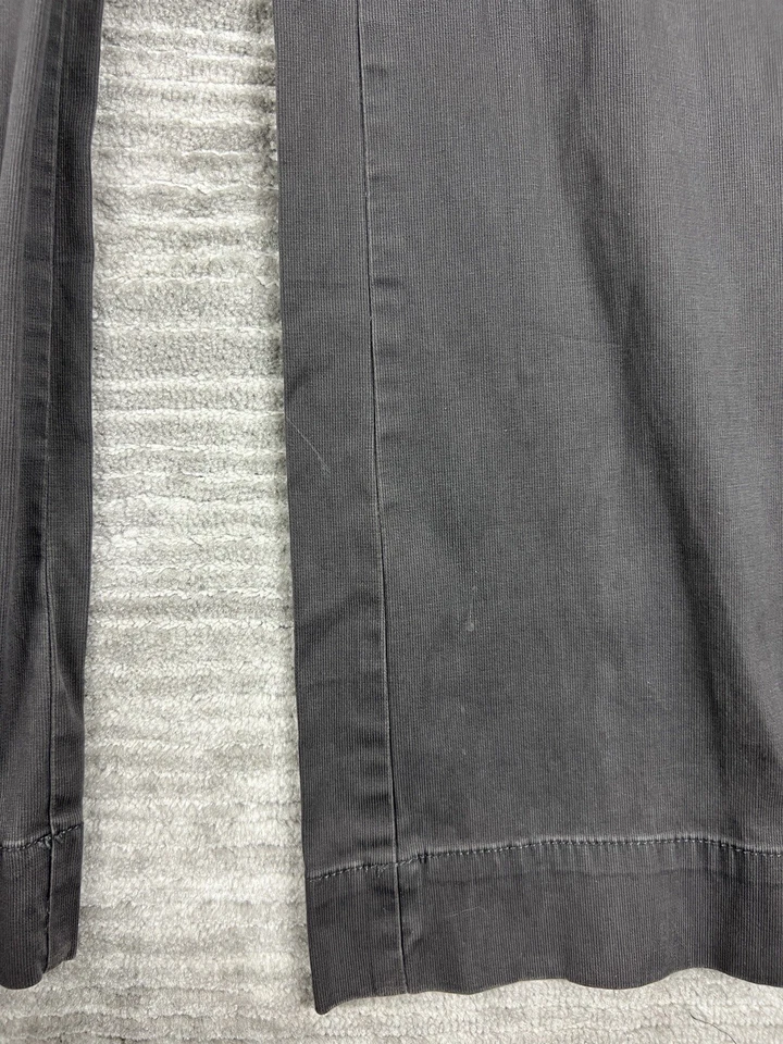 Elle Pants Womens 8 Gray Belted Bootcut Cotton Blend Casual - Image 4 of 4