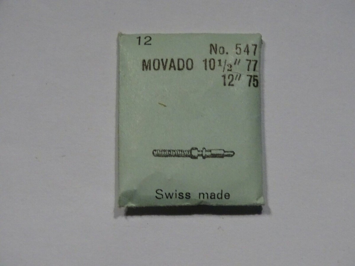 Tige De Remontoir Pour Montre Movado - Référence 261 - Pièce Horlogerie Neuve - Fabriqué En France