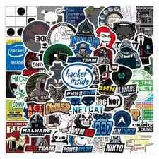 ⭐50 Stück New Hacker Darkweb Style Stickerbomb Aufkleber Set Laptop Deko Sticker