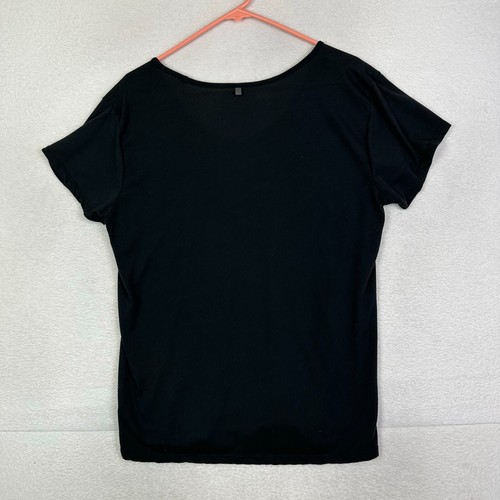 New Balance Dry T Shirt Womens XL Black Short Sleeve Running Activewear - Picture 13 of 15