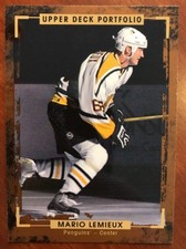 2015-16 UD Portfolio #197 Mario Lemieux Pack Fresh