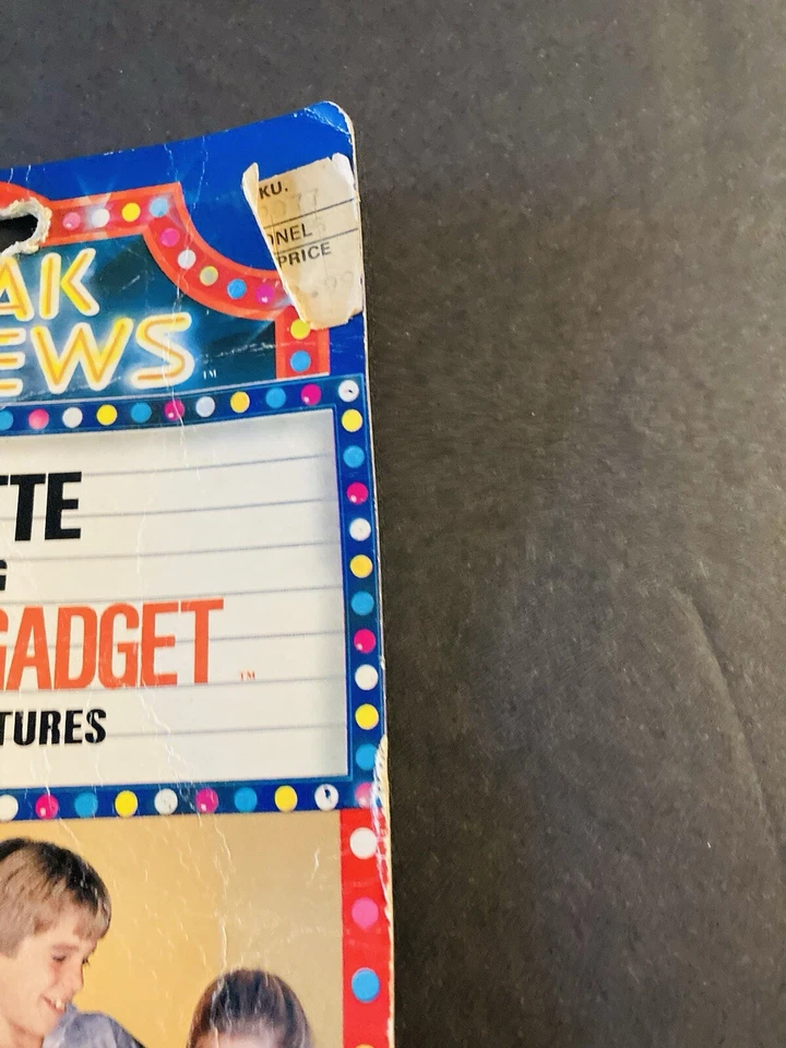 1984 Винтажные Игрушки Galoob, Просмотр Кассеты ГАДЖЕТ ИНСПЕКТОРА Реальное Движение - Изображение 2 из 4