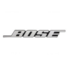 1PCS For BOSE Aluminum Logo Badge Replacement Piece 110mm X 14mm DIY