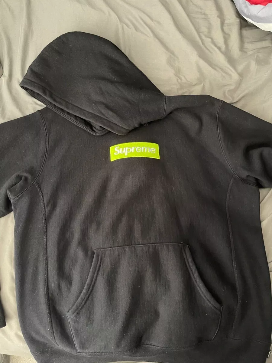 Supreme Box Logo Hoodie - Green for Men