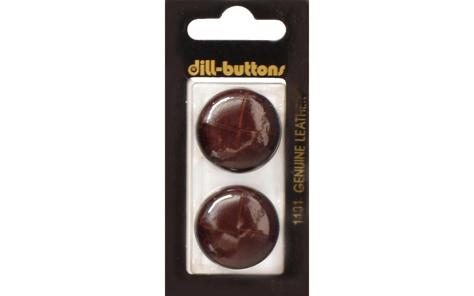 Botón de Vástago de Cuero Marrón Botones para Costura