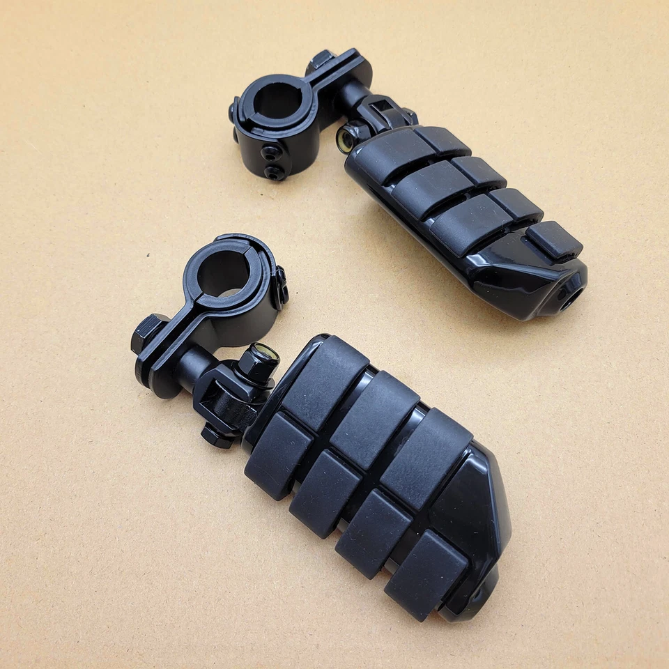 Barras de motor Highway de 1"-1,25" estriberas para Harley Electra Glide Street Road King Foto 3 de 4