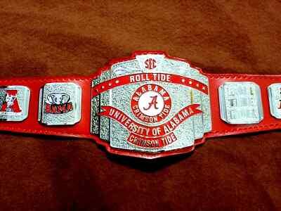 Custom ALABAMA ROLL TIDE FOOTBALL CHAMPIONSHIP BELT 2MM Brass
