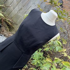 Warehouse Classic LBD Little Black Dress Pencil Peplum NYE Christmas Party UK 12