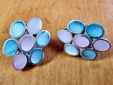 Sterling silver 925 enamel Stud earrings