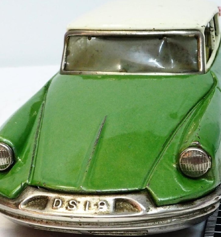 BANDAI DS19 CITROEN SEDAN TIN TOY FRICTION Green F/S FEDEX | eBay