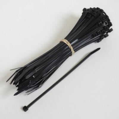 100 collier de serrage cranté nylon noir 135x2.5 K06035 8600230301 pour ...