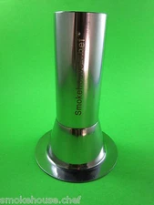 #22 Wide mouth meat grinder stuffing tube funnel STAINLESS STEEL 6" long x 2"