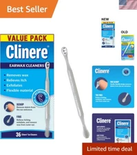 Gentle Ear Cleaners Value Pack - 36 Count Earwax Removal Tools for Home Care