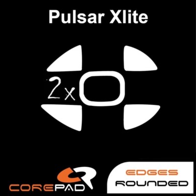 Corepad Skatez Pulsar XLITE Replacement Mouse Feet Hyperglides PTFE Teflon