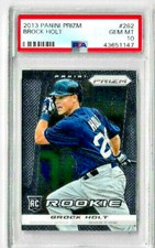 2013 Panini Prizm Brock Holt PSA 10 RC