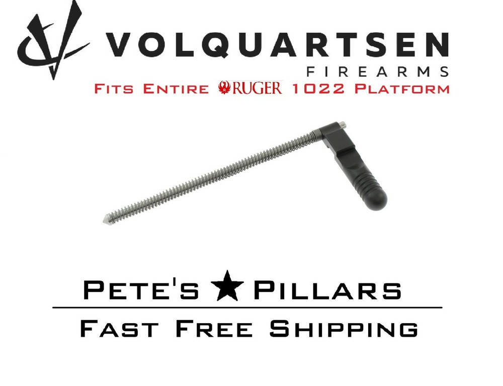 Volquartsen Ruger 10/22 Extended Bolt Handle & Recoil Rod Assembly 1022 VC10EBB