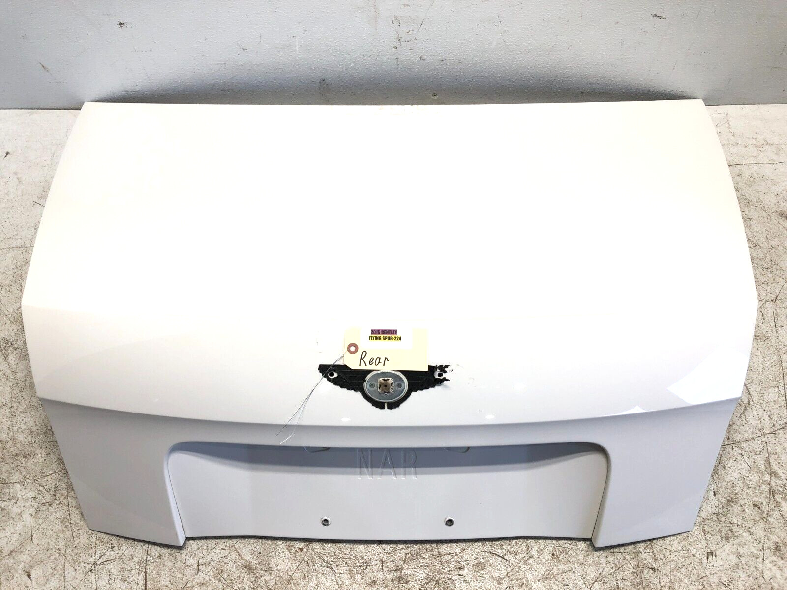 2014-2018 BENTLEY FLYING SPUR REAR TRUNK LID BOOT LID PANEL SHELL OEM LA9B #NOTE