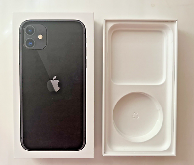 iPhone 11 EMPTY BOX ONLY 64 Gb Black Retail Packaging