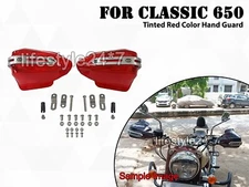 Fit For Royal Enfield Classic 650 TINTED RED COLOR HAND GUARD