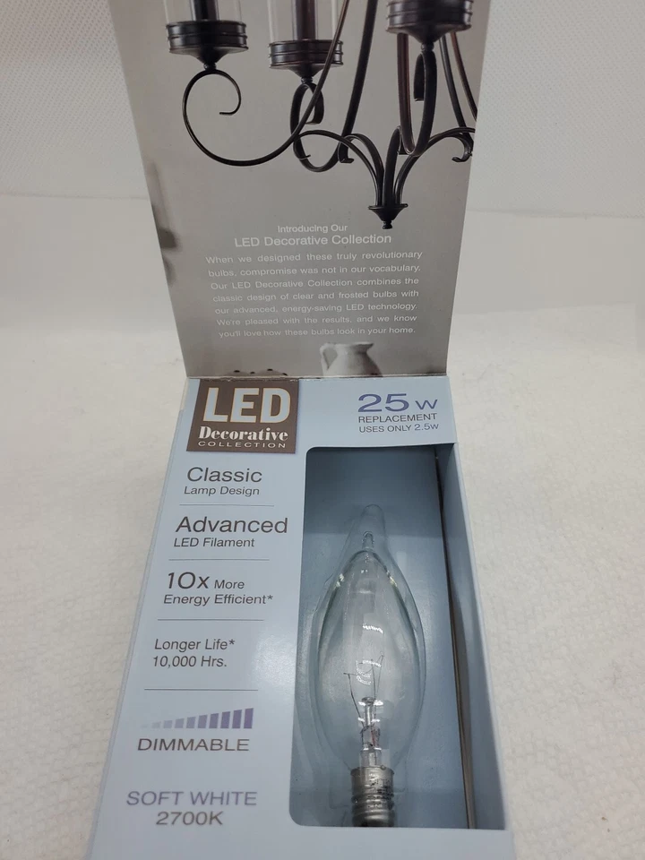 Kichler Candelabra Base #0777428 CA10C 25w Replacement - Image 2 of 4