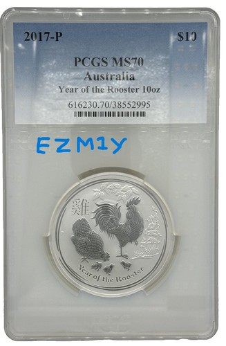 2017 SILVER EAGLE MS70 FIRST STRIKE PCGS GRADED (134) | eBay