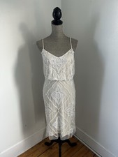 NWT Adrianna Papell Beaded Blousen Dress Size 6